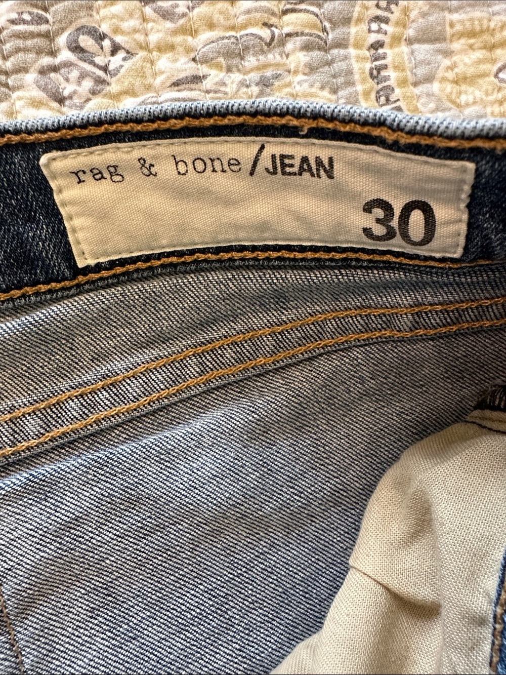 rag & bone Women’s Slim Blue Jeans